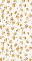 Casadeco Ginkgo GINK86212323 - Geel / Wit Behang