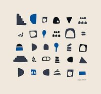 Casadeco Gallery GLRY86326827 - Blauw / Beige Behang