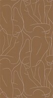 Casadeco Gallery GLRY86108307 - Rood Behang