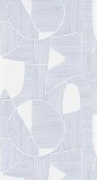 Casadeco Gallery GLRY86126320 - Blauw / Wit Behang