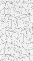 Casadeco Gallery GLRY86160116 - Wit Behang