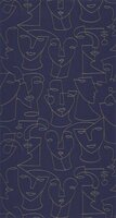 Casadeco Gallery GLRY86166415 - Blauw / Beige Behang