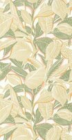 Casadeco Mediterranee MEDI87417430 - Groen / Wit Behang