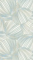 Casadeco Mediterranee MEDI87426281 - Blauw / Wit Behang