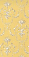 Casadeco Les Belles Toiles De Jouy LBTJ87922524 - Grijs / Geel Behang