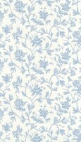 Casadeco Les Belles Toiles De Jouy LBTJ87966726 - Blauw / Wit Behang