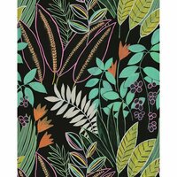 Caselio Escapade EPA102359799 - Groen / Zwart Behang