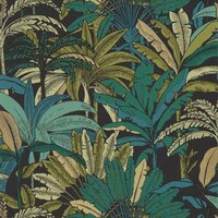 Caselio Escapade EPA102309759 - Groen / Zwart Behang