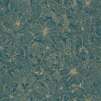 Caselio Only Blue ONB102686123 - Blauw Behang