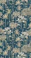Caselio Nos Gravures NGR103036221 - Blauw Behang