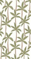 Caselio Autour Du Monde ADM103517300 - Groen / Wit Behang