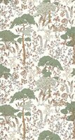 Caselio Autour Du Monde ADM103557244 - Groen / Wit Behang