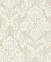 Casadeco Montsegur MTSE86061273 - Wit / Beige Behang