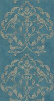 Casadeco Palazzo PALA83616420 - Blauw / Beige Behang