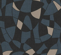 AS Creation Antigua 39093-5 - 390935 Zwart / Blauw Behang