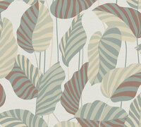 AS Creation Antigua 39094-1 - 390941 Wit / Groen Behang