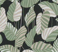 AS Creation Antigua 39094-2 - 390942 Zwart / Groen Behang