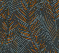 AS Creation Attractive 2 39038-6 - 390386 Zwart / Oranje Behang