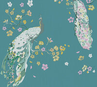 AS Creation House of Turnowsky 38906-2 - 389062 Blauw / Groen / Geel Behang