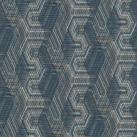 Rasch African Queen 3 - 751949 Blauw Behang