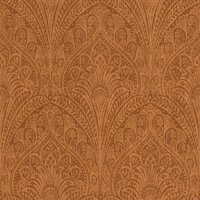 Rasch Indian Styles - 746341 Oranje Behang