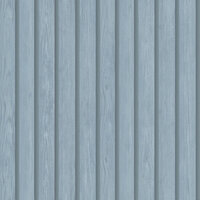 Dutch Wallcoverings Dream Catcher Houten Panelen Blauw 13302 Behang