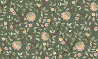 Dutch Wallcoverings Botanique B199-84D / B19984D groen - geel Behang