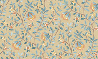 Dutch Wallcoverings Botanique B199-92D / B19992D beige - blauw Behang