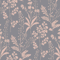 Dutch Wallcoverings Botanique M528-03 / M52803 lila - roze Behang