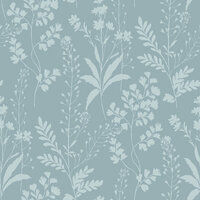 Dutch Wallcoverings Botanique M528-04 / M52804 blauw Behang