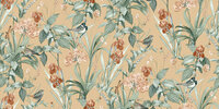 Dutch Wallcoverings Botanique M647-92D / M64792D beige - groen Behang