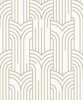 Dutch Wallcoverings Elegance M421-02 wit - goud Behang