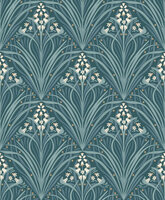 Dutch Wallcoverings Elegance M661-14 groen Behang
