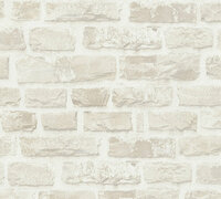AS Creation Natural Living - 38637-3 - 386373 Beige / Wit Behang