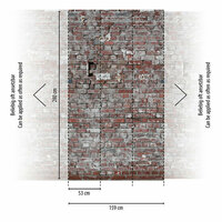 AS Creation The Wall Rood - 38337-1 - 383371 / Grijs Behang