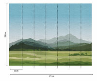 AS Creation The Wall Groen - 38298-1 - 382981 - Groen / Blauw Behang