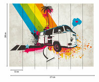 AS Creation The Wall Multicolor - 38302-1 - 383021 - Multicolour / Grijs Behang