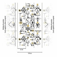 AS Creation The Wall Travel Styles Wit - 39198-1 - 391981 / Zwart Behang