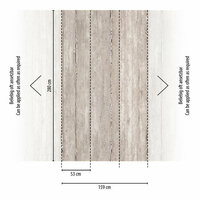 AS Creation The Wall Travel Styles Grijs - 39257-1 - 392571 / Creme Behang