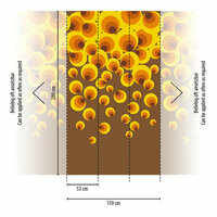 AS Creation The Wall Travel Styles Geel - 39258-1 - 392581 / Oranje Behang