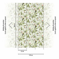 AS Creation The Wall Travel Styles Beige - 39312-1 - 393121 - Beige / Groen Behang