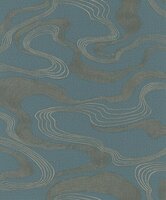 Noordwand Kumano 34538 Blauw - Metallic Behang