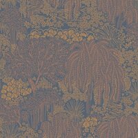 Noordwand Allure AL26264 Blauw - Metallic - Bruin Behang