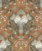Dutch First Class Khalili 65912 Oranje Behang