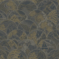 Dutch First Class Alchemy Charcoal 65881 Behang