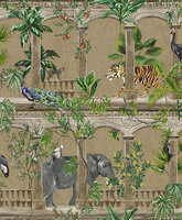 Dutch First Class Casading Gardens Gold 89091350 Behang
