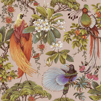 Dutch First Class Casading Gardens Pink 89091403 Behang