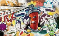 FBK Graffiti Fotobehang 1395 Behang