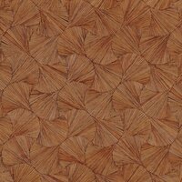 Casamance Archipel 75321222 - Bruin / Rood Behang