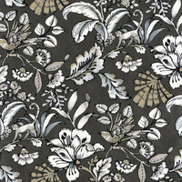 Casamance Ceylan 74522552 - Grijs Behang